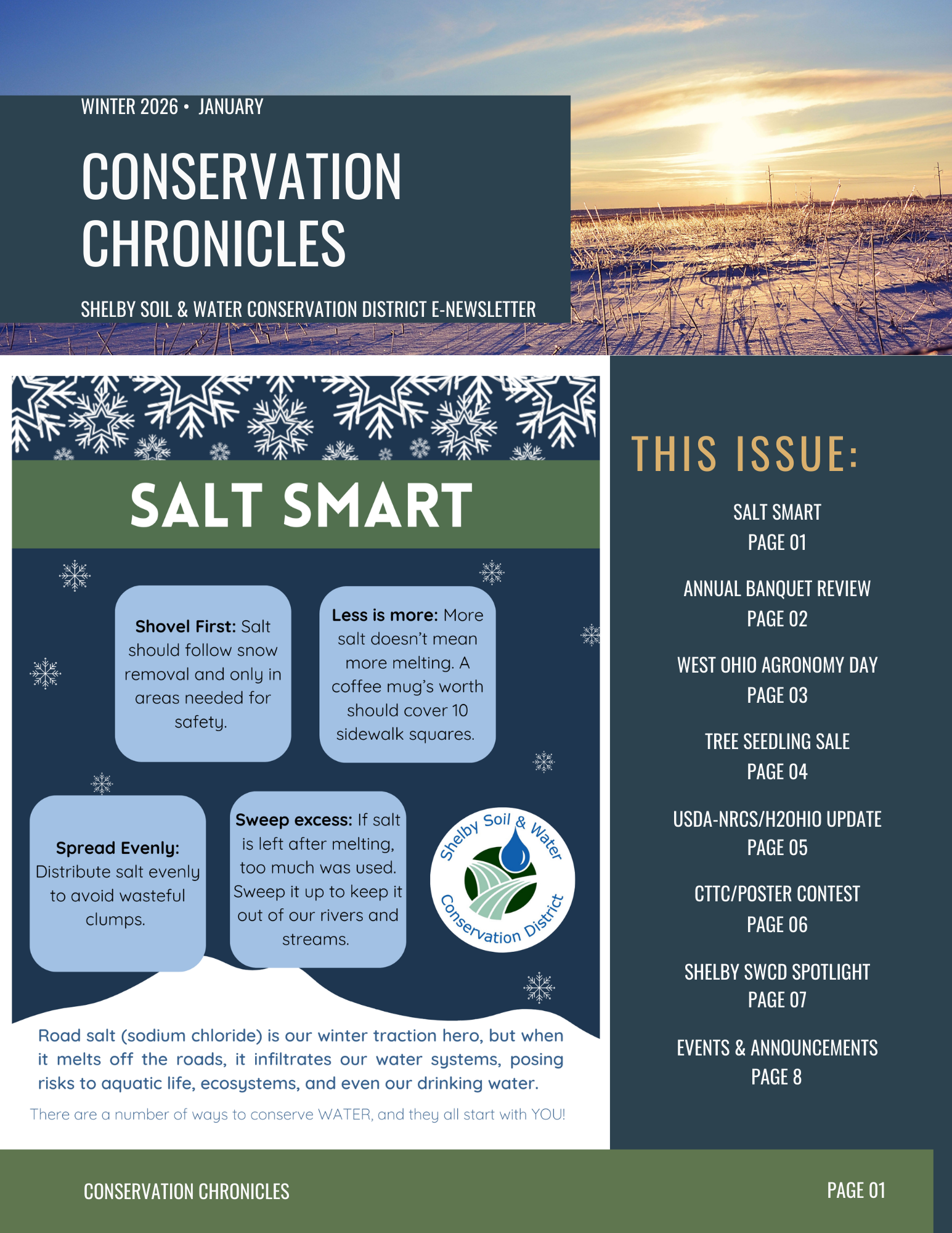 Shelby SWCD Conservation Chronicles January 2026